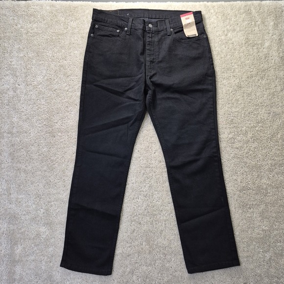 Levis 511 Jeans Mens 36x30 Slim Straight Black Denim Punk Rock 80s USA Grunge - Picture 7 of 12